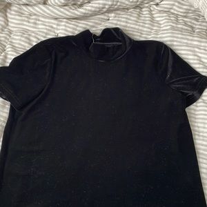 MADEWELL black velvet shirt! Good condition!!
